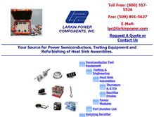Tablet Screenshot of larkinpower.com